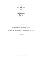 prikaz prve stranice dokumenta Dizajn likova za knjigu i film: " Svijet Altamyria- Kingdoms at war"