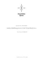 prikaz prve stranice dokumenta Analiza skladišnog procesa tvrtke Šestan-Busch d.o.o.