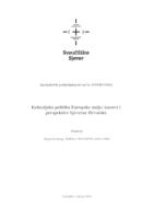 prikaz prve stranice dokumenta Kohezijska politika Europske unije: izazovi i perspektive Sjeverne Hrvatske