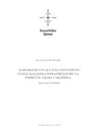prikaz prve stranice dokumenta Kartiranje i evaluacija postojećeg stanja katastra infrastrukture na području grada Varaždina