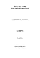 prikaz prve stranice dokumenta Abortus