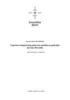prikaz prve stranice dokumenta Uspostava integriranog prijevoza putnika na području sjeverne Hrvatske