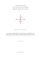 prikaz prve stranice dokumenta Analiza potražnje i ponašanja potrošača u sektoru ekoloških prehrambenih proizvoda