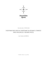 prikaz prve stranice dokumenta Fizioterapijski pristup sportskim ozljedama u odbojci kroz prevenciju i rehabilitaciju