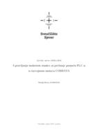 prikaz prve stranice dokumenta Upravljanje maketom stanice za prešanje pomoću PLC-a u razvojnom sustavu CODESYS