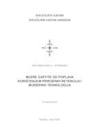 prikaz prve stranice dokumenta Mjere zaštite od poplava korištenjem prirodnih retencija i modernih tehnologija