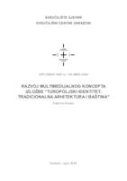prikaz prve stranice dokumenta Razvoj multimedijalnog koncepta izložbe "Turopoljski identitet: tradicionalna arhitektura i baština"