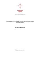 prikaz prve stranice dokumenta Konceptualni okvir evaluacije poslovno-komunikacijskog sustava zatvorskog sustava