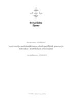 prikaz prve stranice dokumenta Intervencije medicinskih sestara kod specifičnih ponašanja bolesnika s neurološkim oštećenjima