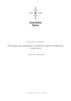 prikaz prve stranice dokumenta Percepcija opće populacije o korištenju umjetne inteligencije u zdravstvu