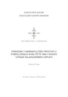 prikaz prve stranice dokumenta Prirodni i farmakološki pristupi u poboljšanju kvalitete sna i njihov učinak na akademski uspjeh