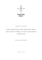 prikaz prve stranice dokumenta Odnos Europske unije i Rusije prije i tijekom ruske invazije na Ukrajinu, s osvrtom na režim sankcija Europske unije