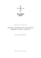 prikaz prve stranice dokumenta Metode i perspektive smanjenja mikroplastike u okolišu