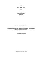 prikaz prve stranice dokumenta Koncepcija, sadržaj i dizajn digitalnog priručnika "Do posljednje mrvice"