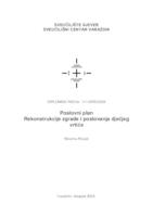 prikaz prve stranice dokumenta Poslovni plan Rekonstrukcije zgrade i poslovanja dječjeg vrtića