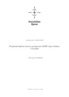 prikaz prve stranice dokumenta Prijelomi ključne kosti u pacijenata OHBP Opće bolnice Varaždin