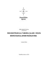 prikaz prve stranice dokumenta Rekonstrukcija tumora glave i vrata mikrovaskularnim režnjevima