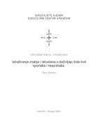 prikaz prve stranice dokumenta Istraživanje znanja i iskustava o doživljaju bola kod sportaša i nesportaša