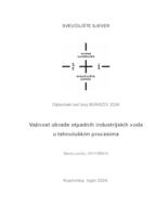 prikaz prve stranice dokumenta Važnost obrade otpadnih industrijskih voda u tehnološkim procesima