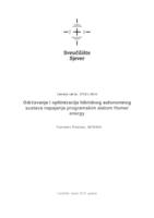 prikaz prve stranice dokumenta Održavanje i optimizacija hibridnog autonomnog sustava napajanja programskim alatom Homer energy